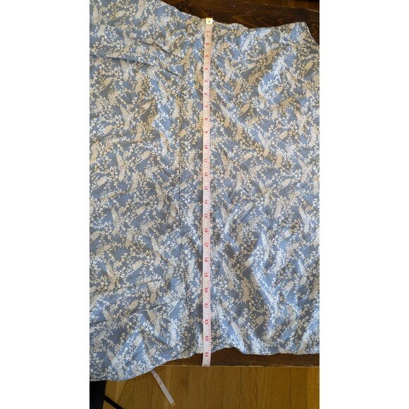 CHRISTOPHER & BANKS WOMEN'S XXL 2XL BLUE WHITE FLORAL PRINT DRESS SLEEVELESS - Picture 9 of 10